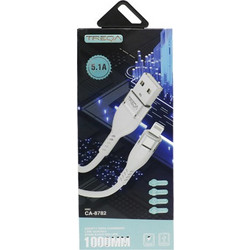 Treqa CA-8782 USB-A to Lightning Cable 1m White 690174920042