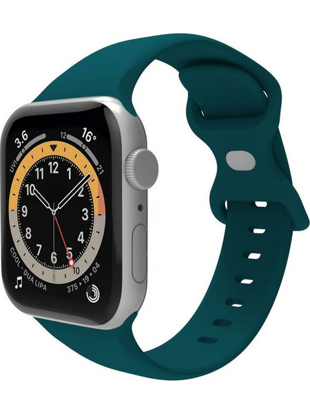 Celly Λουράκι Σιλικόνης Green (Apple Watch 42 / 44 / 45mm)