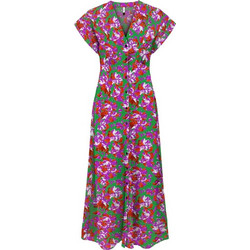 Only Mollie Midi Καλοκαιρινό Καθημερινό Φόρεμα Floral Πράσινο 15317842