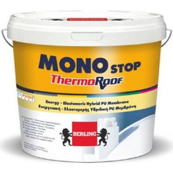 Berling Monostop Μονωτικό Ελαστομερές Χρώμα Εξωτερικού Χώρου Λευκό 3lt