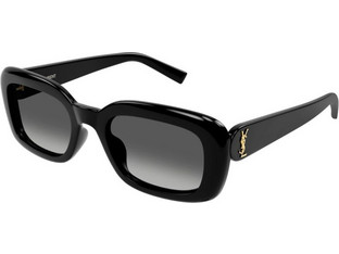 Saint Laurent SLM130 002 Γυναικεία Γυαλιά Ηλίου Ορθογώνια Κοκάλινα Μαύρα με Μαύρο Degradee Φακό