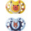 Tommee Tippee Fun Style Ορθοδοντικές Πιπίλες Σιλικόνης 6-18m Κίτρινο Γαλάζιο 2τμχ