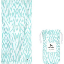 Dock & Bay Πετσέτα Θαλάσσης Microfiber Γαλάζια 90x200cm