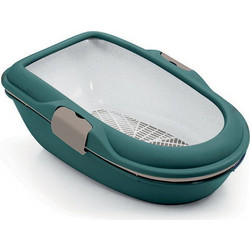 Stefanplast Furba Chic Λεκάνη Γάτας Πράσινη Μ59xΠ39xΥ22cm