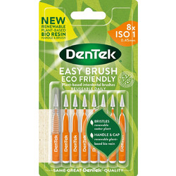 DenTek Μεσοδόντια Βουρτσάκια 0.45mm Πορτοκαλί 8τμχ