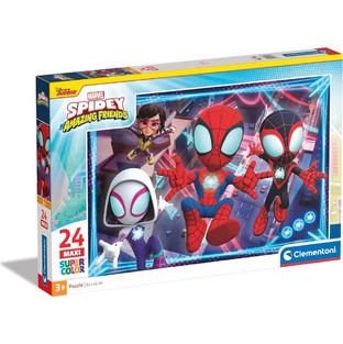 Παιδικό Puzzle Clementoni Maxi Super Color Spidey & Friends 24 Κομμάτια 28527