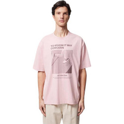 Outhorn Ανδρικό Αθλητικό T-Shirt Ροζ OTHWSS24TTSHM1501-54S
