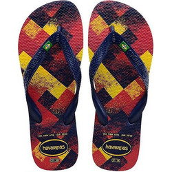 Havaianas Brasil Fresh Ανδρικές Σαγιονάρες Αντιολισθητικές Κόκκινες 4145745-4368