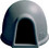 Telcom Igloo Maxi Σπιτάκι Σκύλου Πλαστικό Ανθρακί 107x77x45cm