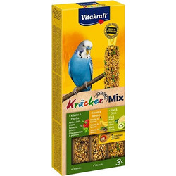 Vitakraft Kracker Duo Σουσάμι Βότανα Φρούτα & Λαχανικά για Παπαγαλάκια 60gr