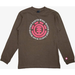 Element Παιδικό T-Shirt Μακρυμάνικο Σοκολατί 02TSC3ELPP-DKEARTH