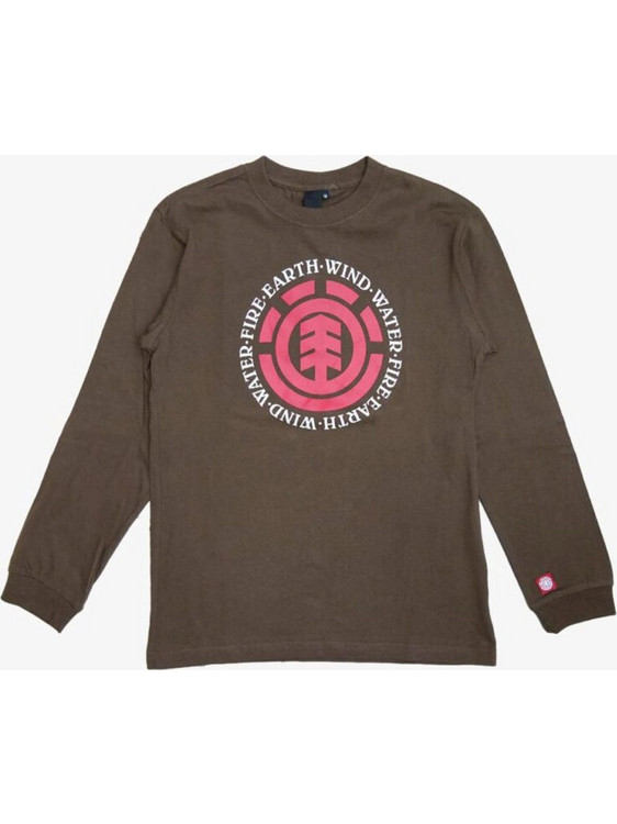 Element Παιδικό T-Shirt Μακρυμάνικο Σοκολατί 02TSC3ELPP-DKEARTH