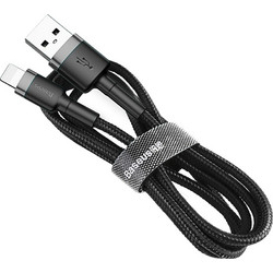 Baseus Braided USB-A to Lightning Cable 1m Black Grey CALKLF-BG1