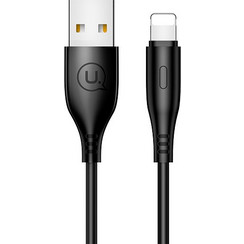 Usams US-SJ266 USB-A to Lightning Cable 10W 1m Black SJ266USB01