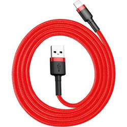 Baseus Cafule Braided USB-A to Lightning Cable 2m Red CALKLF-C09