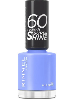 Rimmel 60 Seconds 856 Blue Breeze Gloss Βερνίκι Νυχιών Quick Dry 8ml