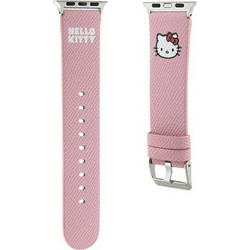 Hello Kitty Head Λουράκι Δερμάτινο Pink (Apple Watch 38 / 40 / 41mm)