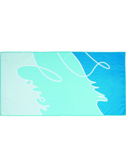 Flamingo Πετσέτα Θαλάσσης Microfiber Τιρκουάζ 75x150cm 21-PET-005