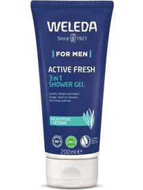 Weleda Active Fresh 3 in 1 Φυτικό Σαμπουάν & Αφρόλουτρο για Επανόρθωση 200ml