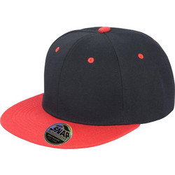 Result Ανδρικό Καπέλο Jockey Snapback Υφασμάτινο Μαύρο Κόκκινο RC082X