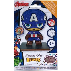 Craft Buddy Marvel Avengers Captain America Καμβάς Diamond Painting Kit 11x8cm CAFGR-MCU005