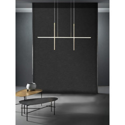 Sikrea Elia/S4D Κρεμαστό Φωτιστικό Οροφής Μονόφωτο LED με Θερμό Λευκό Φως 33250D