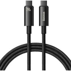 Baseus Tungsten Gold Braided USB-C to USB-C 240W 3m Black BASCAWJ040201