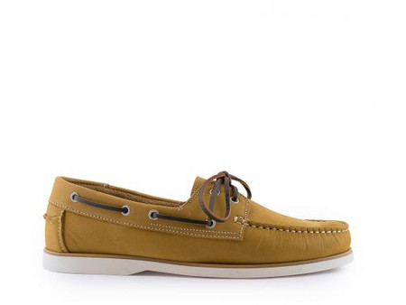 ACE Ανδρικά Μοκασίνια Boat Shoes Δερμάτινα Κίτρινα 1883