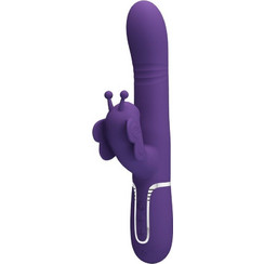 Pretty Love Rabbit Vibrator Butterfly Δονητής Rabbit Μωβ D-239893