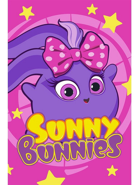 Dimcol Disney Sunny Bunnies 13 Παιδική Πετσέτα Προσώπου / Χεριών 60x40cm Φούξια