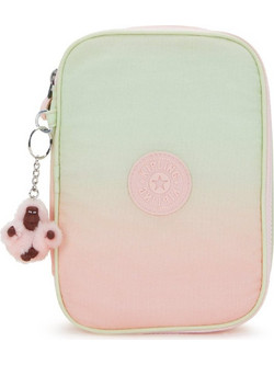 Kipling I2974 Κασετίνα με 2 Θήκες Σομόν Πράσινο Mint I2974-UW2