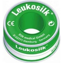 Leukoplast Leukosilk Μεταξωτή Επιδεσμική Ταινία 1.25cm x 4.6m