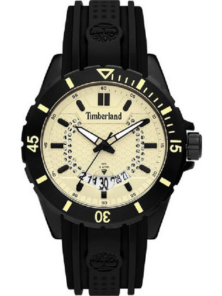 Timberland Ανδρικό Ρολόι με Μαύρο Καουτσούκ Λουράκι 15578JSB-14P