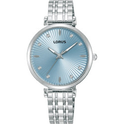 Lorus Γυναικείο Ρολόι με Ασημί Μεταλλικό Μπρασελέ RG257XX9
