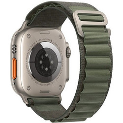Forcell F-Design FA13 Λουράκι Υφασμάτινο Green (Apple Watch 42 / 44 / 45 / 49mm)