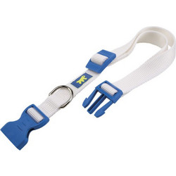 Ferplast Club C Κολάρο Σκύλου Λευκό Γαλάζιο 2.5x45-70cm