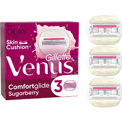 Gillette Venus Sugarbrerry Γυναικεία Ανταλλακτικά Ξυραφάκια με 5 Λεπίδες & Λιπαντική Ταινία 3τμχ