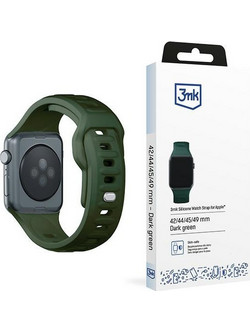 3mk Λουράκι Σιλικόνης Green (Apple Watch 42 / 44 / 45 / 49mm)