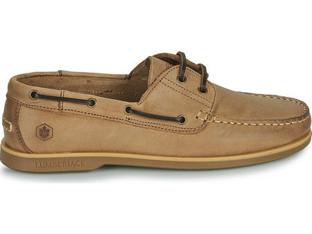 Lumberjack Navigator Ανδρικά Μοκασίνια Boat Shoes Δερμάτινα Ταμπά SM07804-005H01-M0065