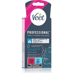 Veet Expert Ταινίες Αποτρίχωσης για Πρόσωπο για Ευαίσθητες Επιδερμίδες 40τμχ