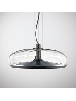 Leucos Aurelia S45 Metal/Transparent Κρεμαστό Φωτιστικό Οροφής Μονόφωτο 0012457