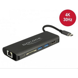 DeLOCK USB-C Docking Station με HDMI 4K PD Ethernet