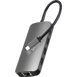 Media-Tech USB-C Docking Station με HDMI 4K PD Ethernet