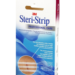 3M Steri Strip Αποστειρωμένα Αυτοκόλλητα Ράμματα 0.6x10cm 10τμχ