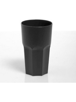 Ποτήρι Νερού Πολυεστέρας Μαύρο 500ml 003301672