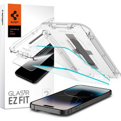 Spigen GLAS. TR EZ Fit Tempered Glass 2-pack Clear (iPhone 14 Pro)