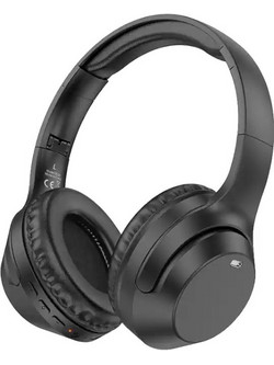 Bonofone BO26 Ενσύρματα & Ασύρματα Bluetooth Ακουστικά Over Ear Μαύρα