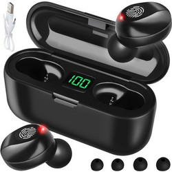 Izoxis Ακουστικά Bluetooth In Ear Ανθεκτικά στο Νερό Black
