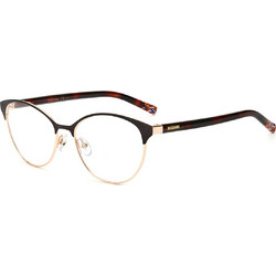 Missoni MIS0024 09Q Γυναικείος Σκελετός Γυαλιών Οράσεως Μεταλλικός Χρυσός Καφέ