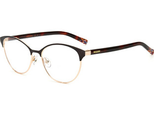 Missoni MIS0024 09Q Γυναικείος Σκελετός Γυαλιών Οράσεως Μεταλλικός Χρυσός Καφέ